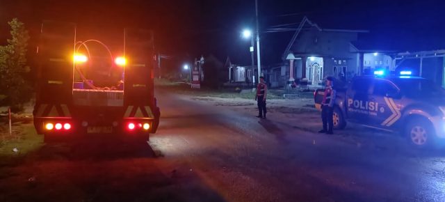 Sat Samapta Polres Tulang Bawang Barat Intensifkan Patroli Malam Hari, Wujudkan Keamanan dan Kenyamanan Warga