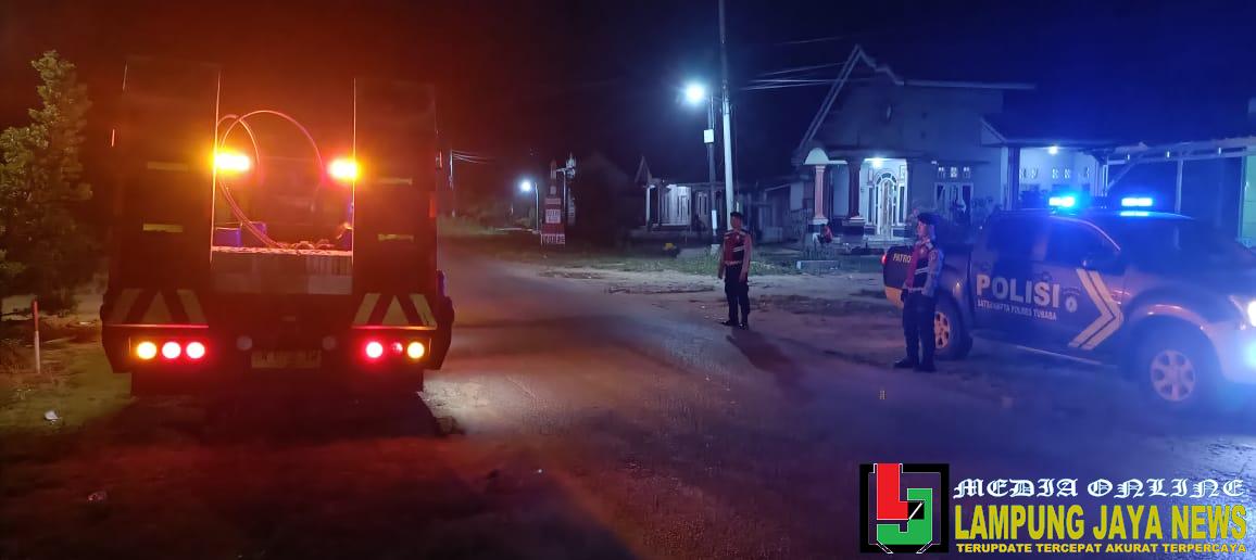 Sat Samapta Polres Tulang Bawang Barat Intensifkan Patroli Malam Hari, Wujudkan Keamanan dan Kenyamanan Warga