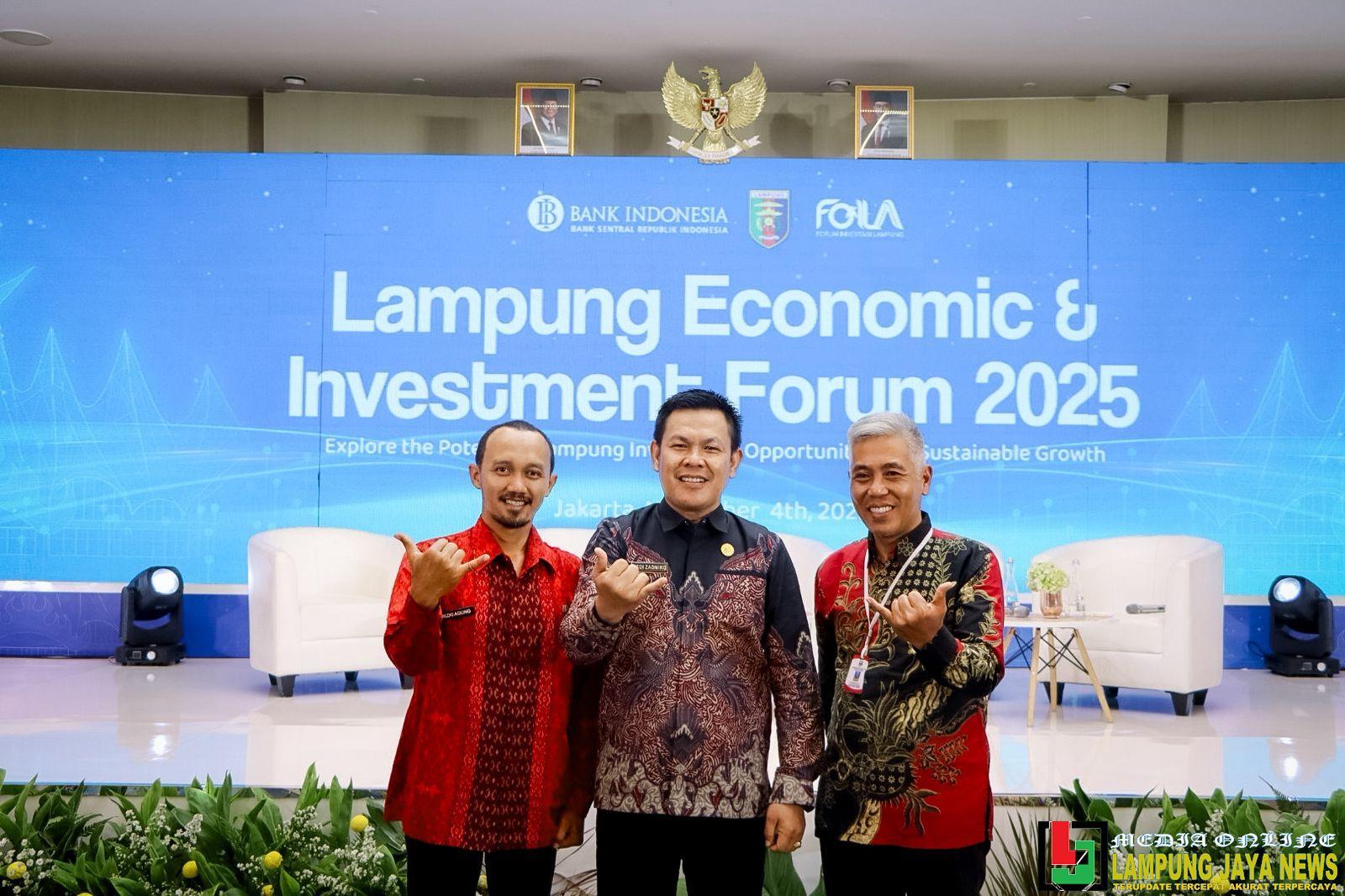 Wakili Bupati Pesibar, Sekda Tedi Zadmiko Hadiri Lampung Economic And Investmemt Forum 2025 Wakili Bupati Pesibar, Sekda Tedi Zadmiko Hadiri Lampung Economic And Investmemt Forum 2025