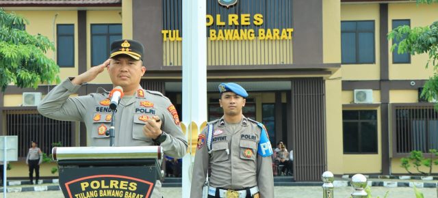 Pimpin Apel Kesiapan Tanggap Darurat Bencana Hidrometeorologi, Kapolres Tulang Bawang Barat Kesiapsiagaan dan Kolaborasi Jadi Kunci Hadapi Bencana Alam