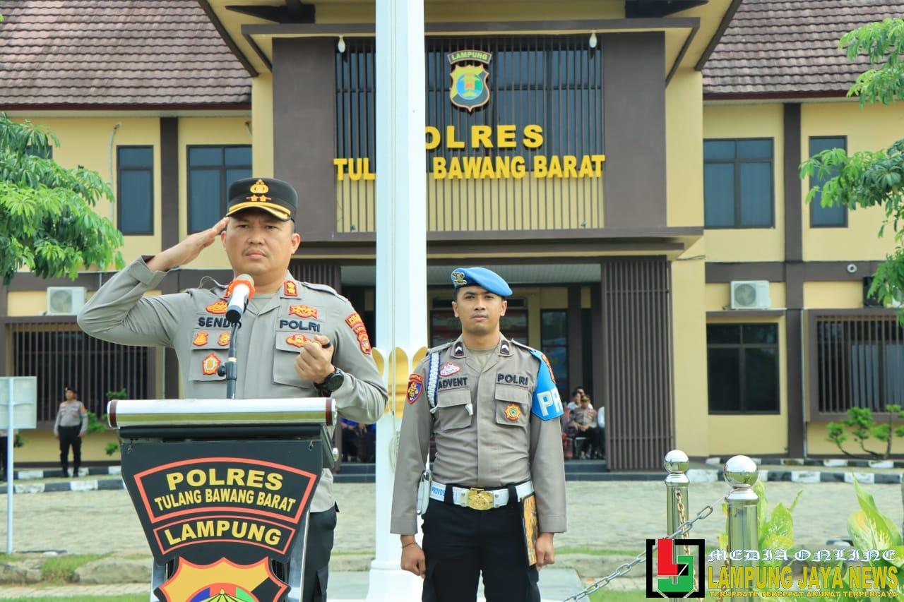Pimpin Apel Kesiapan Tanggap Darurat Bencana Hidrometeorologi, Kapolres Tulang Bawang Barat Kesiapsiagaan dan Kolaborasi Jadi Kunci Hadapi Bencana Alam Pimpin Apel Kesiapan Tanggap Darurat Bencana Hidrometeorologi, Kapolres Tulang Bawang Barat Kesiapsiagaan dan Kolaborasi Jadi Kunci Hadapi Bencana Alam