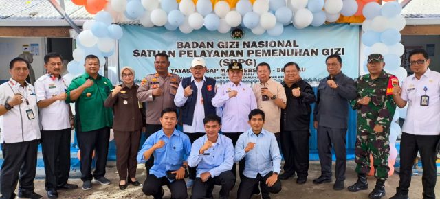 Resmikan SPPG Kecamatan Belalau Mad Hasnurin Minta Harus Penuhi Standar