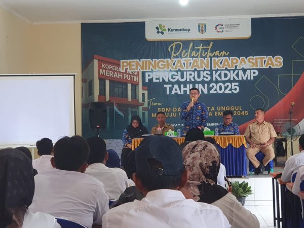 Tingkatkan Kapasitas SDM, Dr. Arie Anthony Thamrin, S.STP., M.IP., CGCAE., CGRE Membuka Pelatihan Bagi Pengurus KDKMP Tahun 2025