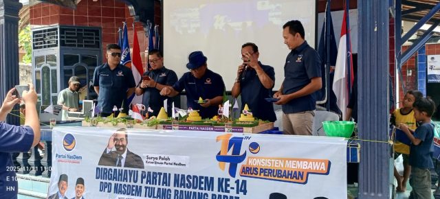 Partai NasDem Tubaba Gelar Rangkaian Kegiatan Sosial dan Pembangunan dalam Rangka HUT Ke-14 Partai NasDem Tubaba Gelar Rangkaian Kegiatan Sosial dan Pembangunan dalam Rangka HUT Ke-14