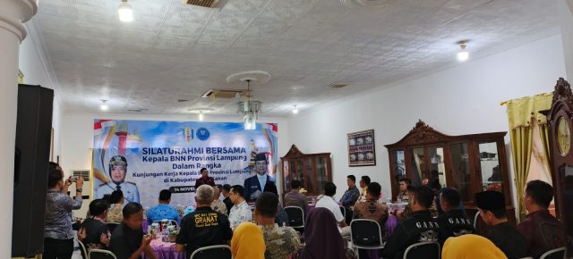 Gelar Kunjungan Kerja ke Way Kanan, Kepala BNN Provinsi Lampung Tegaskan Pentingnya Sinergi Perangi Narkoba