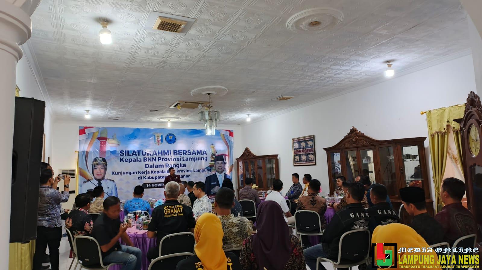 Gelar Kunjungan Kerja ke Way Kanan, Kepala BNN Provinsi Lampung Tegaskan Pentingnya Sinergi Perangi Narkoba Gelar Kunjungan Kerja ke Way Kanan, Kepala BNN Provinsi Lampung Tegaskan Pentingnya Sinergi Perangi Narkoba