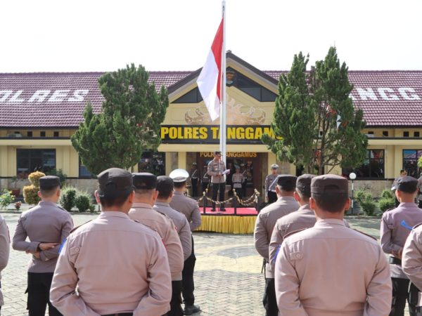 Polres Tanggamus Gelar Apel Pasukan Operasi Zebra Krakatau 2025