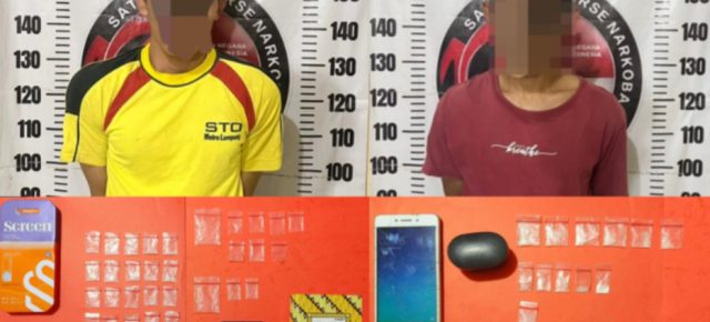 Diduga Edarkan Narkoba Jenis Sabu, 5,93 Gram Barang Bukti Diamankan Polisi Dari Dua Tersangka