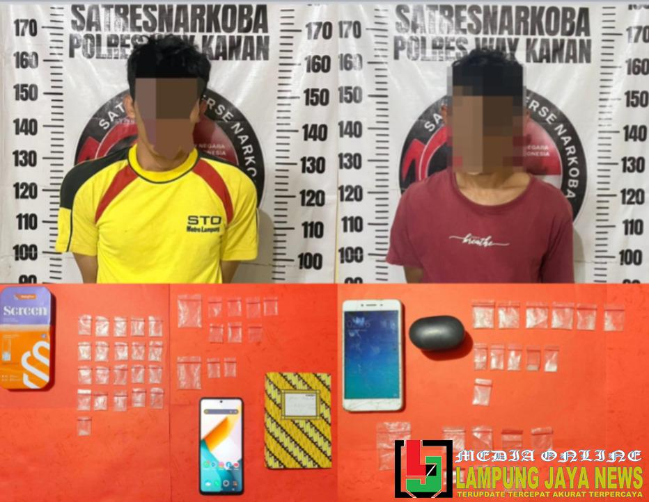 Diduga Edarkan Narkoba Jenis Sabu, 5,93 Gram Barang Bukti Diamankan Polisi Dari Dua Tersangka