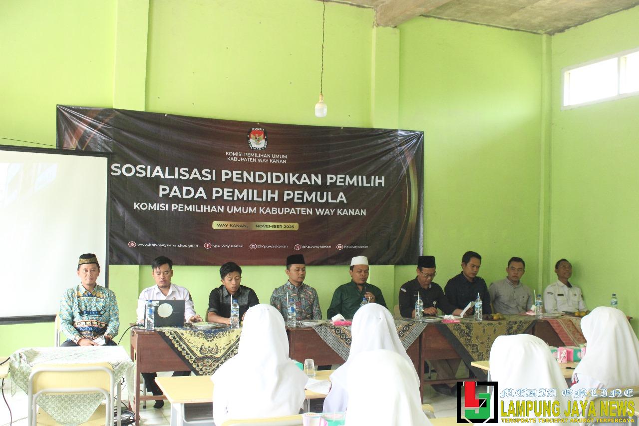 Tingkatkan Partisipasi Masyarakat, KPU Way Kanan Gencar Ajak Generasi Muda Kenali Pemilu