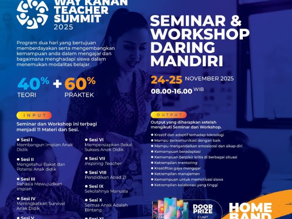 Teacher Summit 2025, Tingkatkan Kapasitas Kompentensi Guru dan Perkuat Mutu Pendidikan