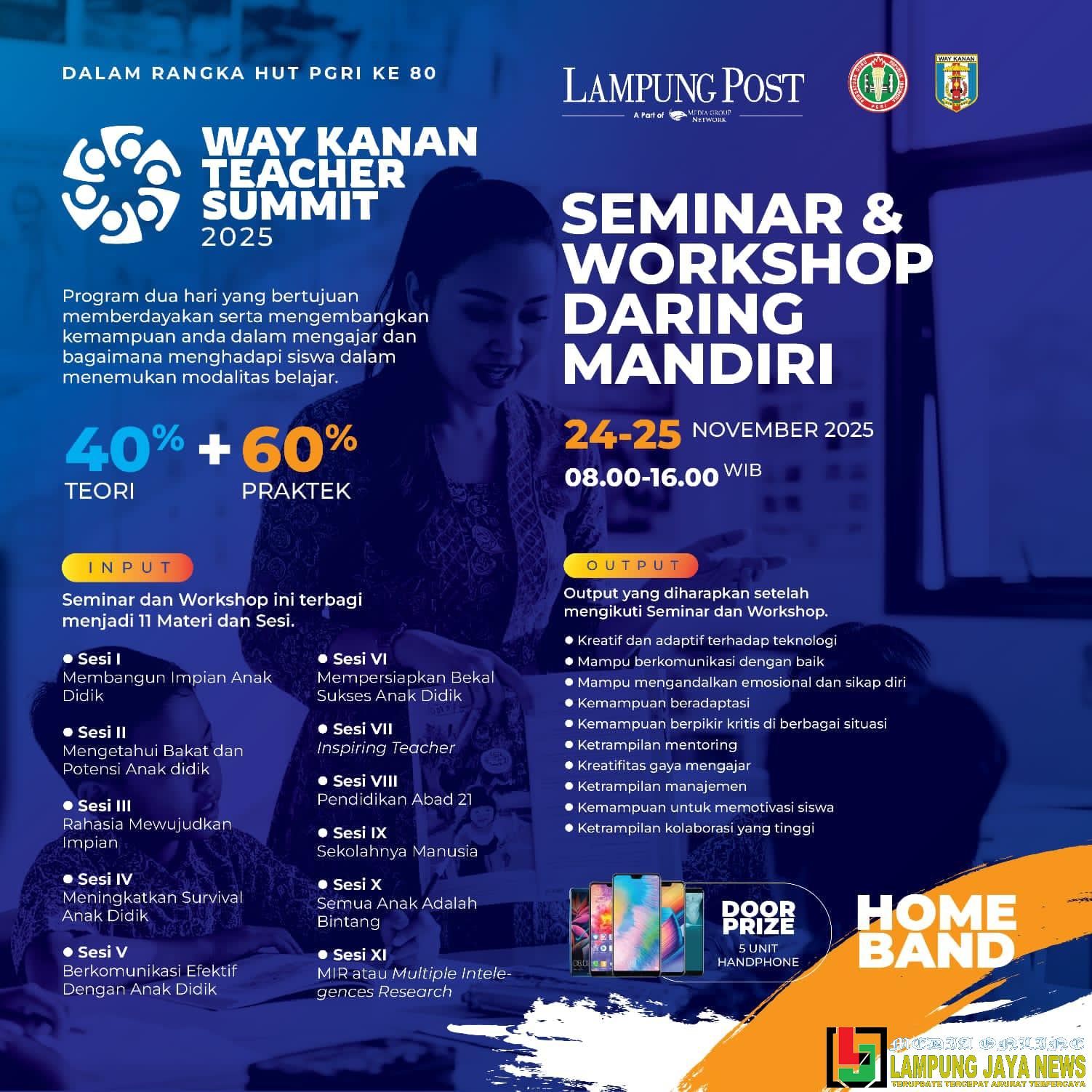 Teacher Summit 2025, Tingkatkan Kapasitas Kompentensi Guru dan Perkuat Mutu Pendidikan Teacher Summit 2025, Tingkatkan Kapasitas Kompentensi Guru dan Perkuat Mutu Pendidikan