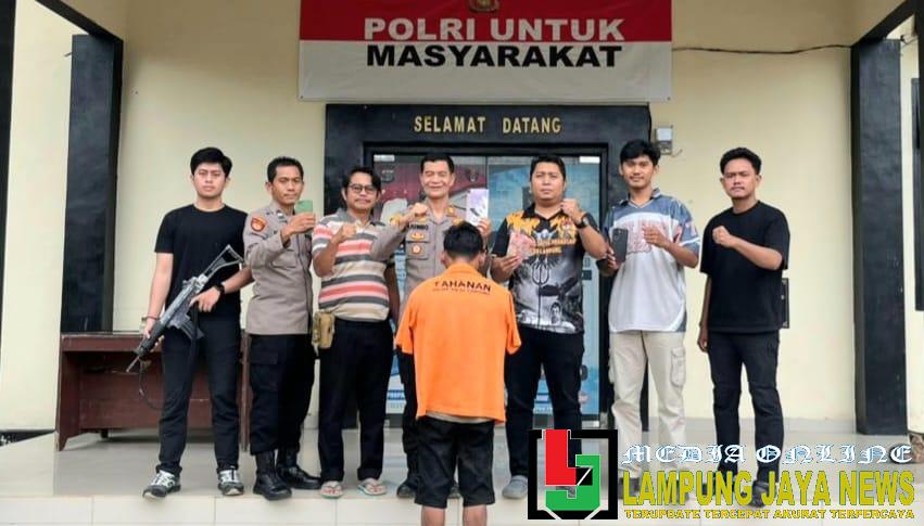 Tekab 308 Polsek Pulau Panggung Tangkap Diduga Pelaku Pencurian