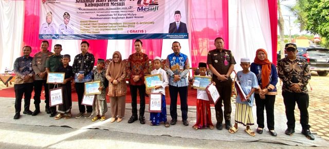 Launching Pembukaan di UPTD Tri Karya Mulya, Pemkab Mesuji Sukses Gelar Sunatan Masal Gratis Momen HUT Ke 17 Kabupaten Mesuji