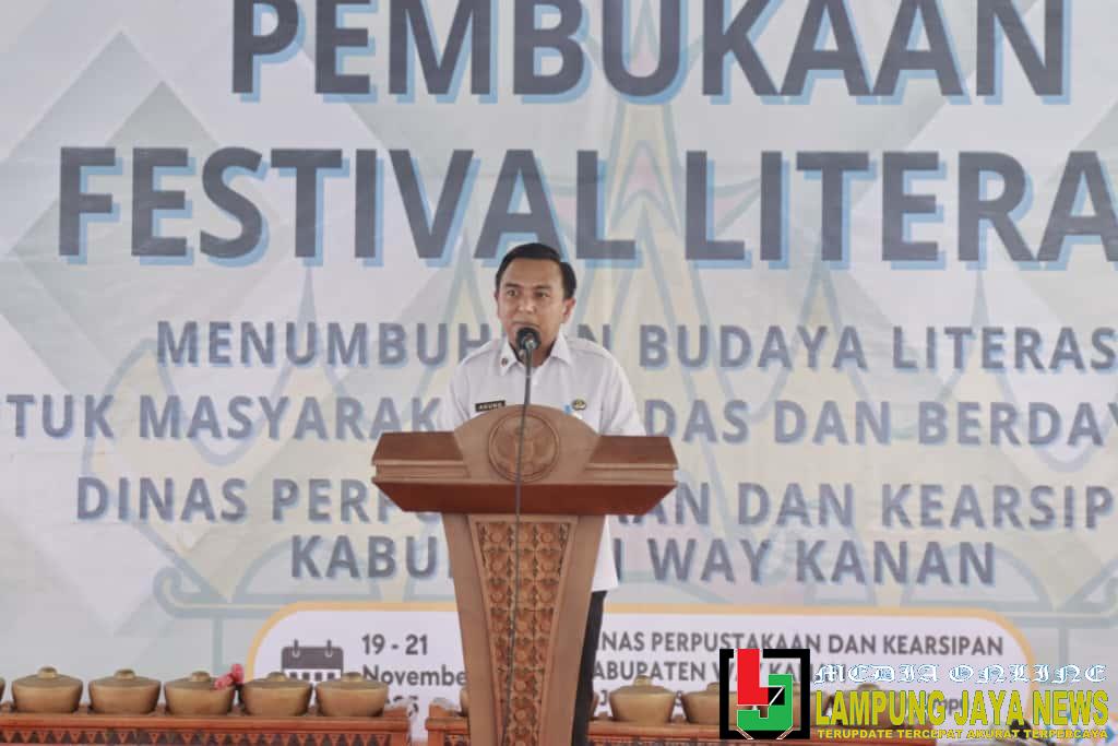 Untuk Pertama Kali, Dinas Perpusatakaan dan Arsip Kabupaten Way Kanan Gelar Semarak Festival Literasi 2025