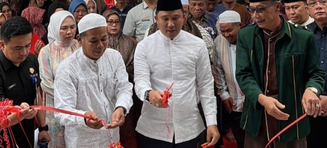 Bupati Parosil Resmikan Masjid Al-Kautsar dan Tempatkan Santri Ponpes Miftahul Huda 407 di Talang Surip