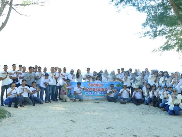 Polres Tulang Bawang Barat Gelar Family Gathering, Pererat Rasa Kekeluargaan dan Kekompakan