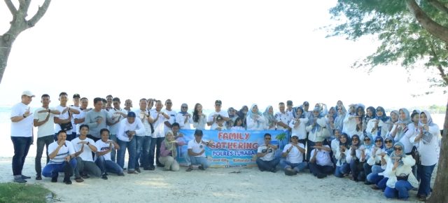 Polres Tulang Bawang Barat Gelar Family Gathering, Pererat Rasa Kekeluargaan dan Kekompakan