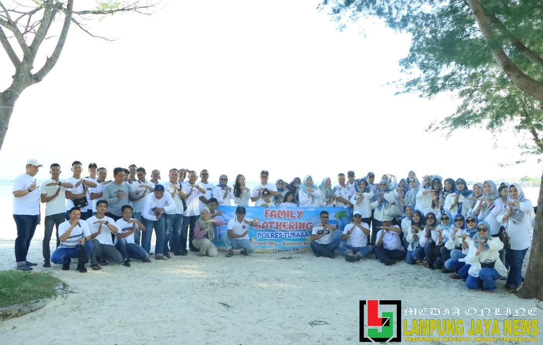 Polres Tulang Bawang Barat Gelar Family Gathering, Pererat Rasa Kekeluargaan dan Kekompakan