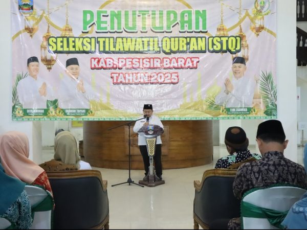 Tutup STQ Tahun 2025, Wakil Bupati Irawan Topani Apresiasi Panita Pelaksana dan Ucapkan Selamat Kepada Para Pemenang