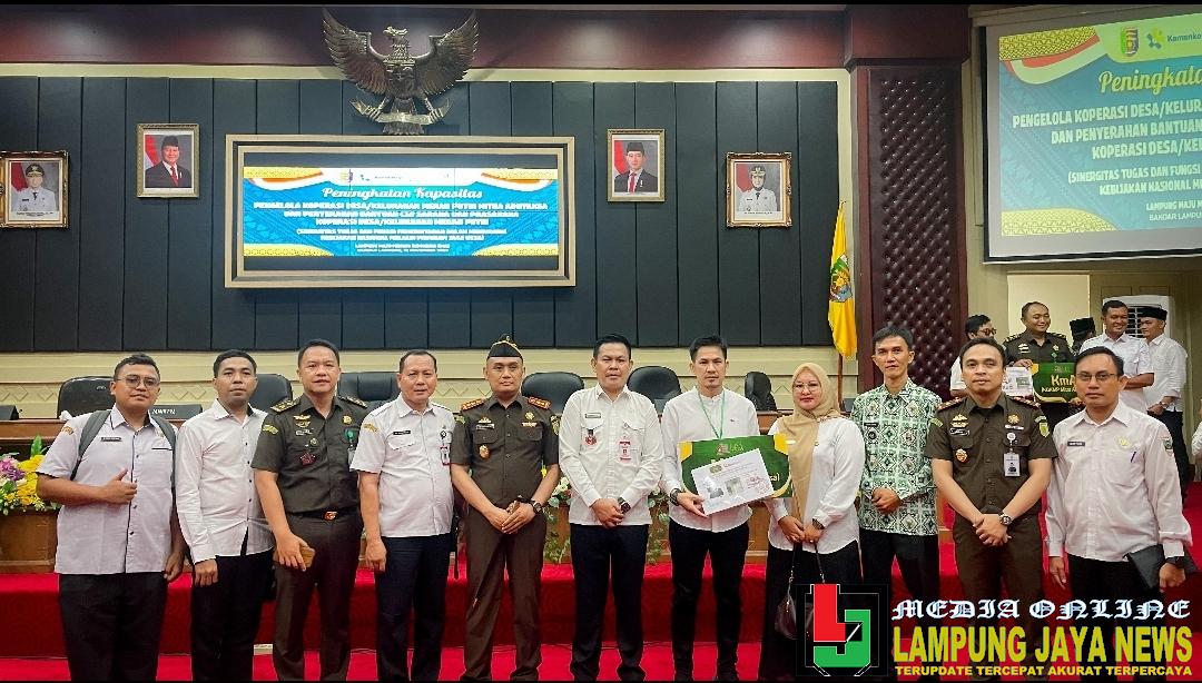 Pemkab Pesibar Hadiri Giat Peningkatan Kapasitas Pengelola KDKMP Mitra Adhyaksa dan Penyerahan Bantuan CSR