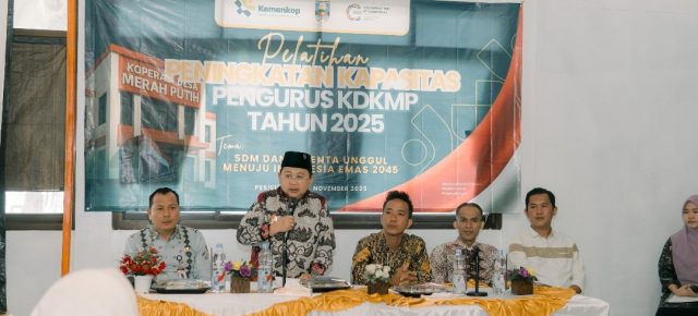 Wakil Bupati Irawan Topani Buka Kegiatan Peningkatan Kompetensi SDM Pengurus KFDKMP Pesibar