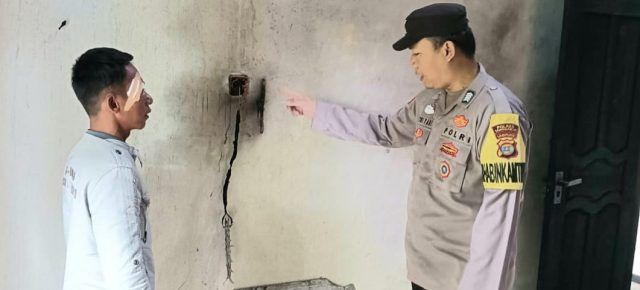 Polsek Pematangsawa Identifikasi Kebakaran di Rumah Warga