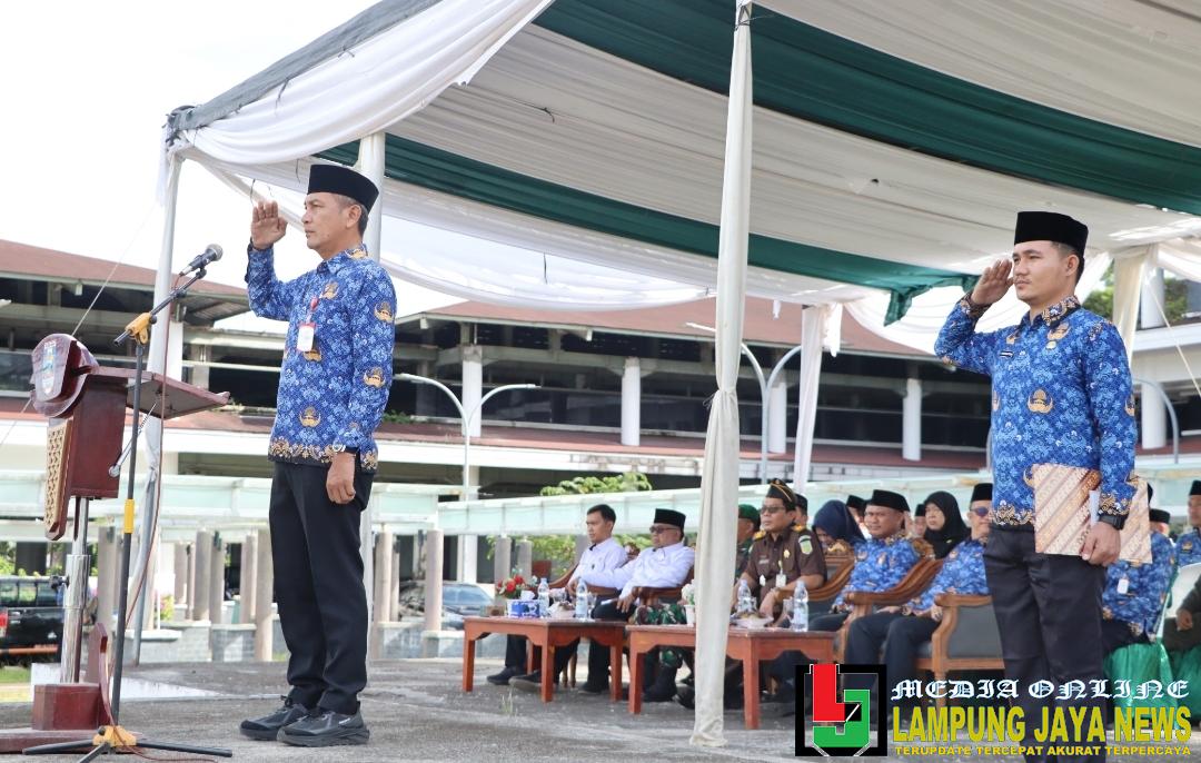 Asisten III Armen Qodar Pimpin Upacara Peringatan HUT Korpri Ke-54 Asisten III Armen Qodar Pimpin Upacara Peringatan HUT Korpri Ke-54