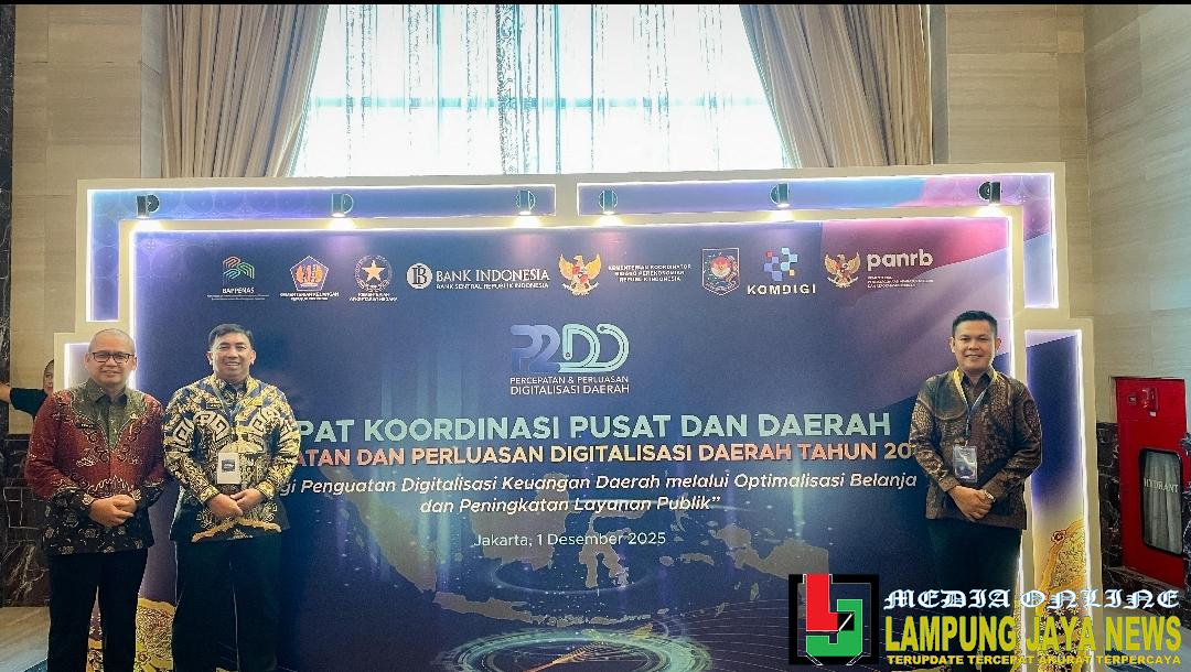 Sekda Tedi Zadmiko Hadiri Rakorpusda Percepatan dan Perluasan Digitalisasi Daerah Tahun 2025